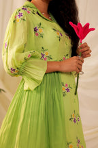 Lime Green Shirt Dress