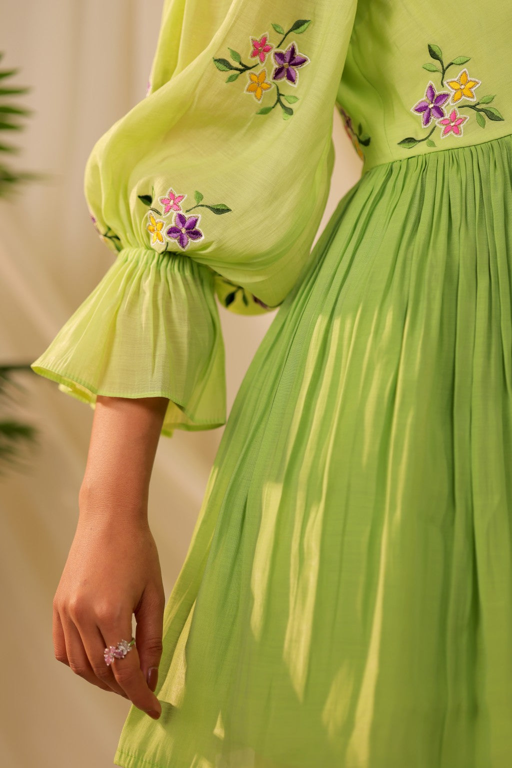 Lime Green Shirt Dress