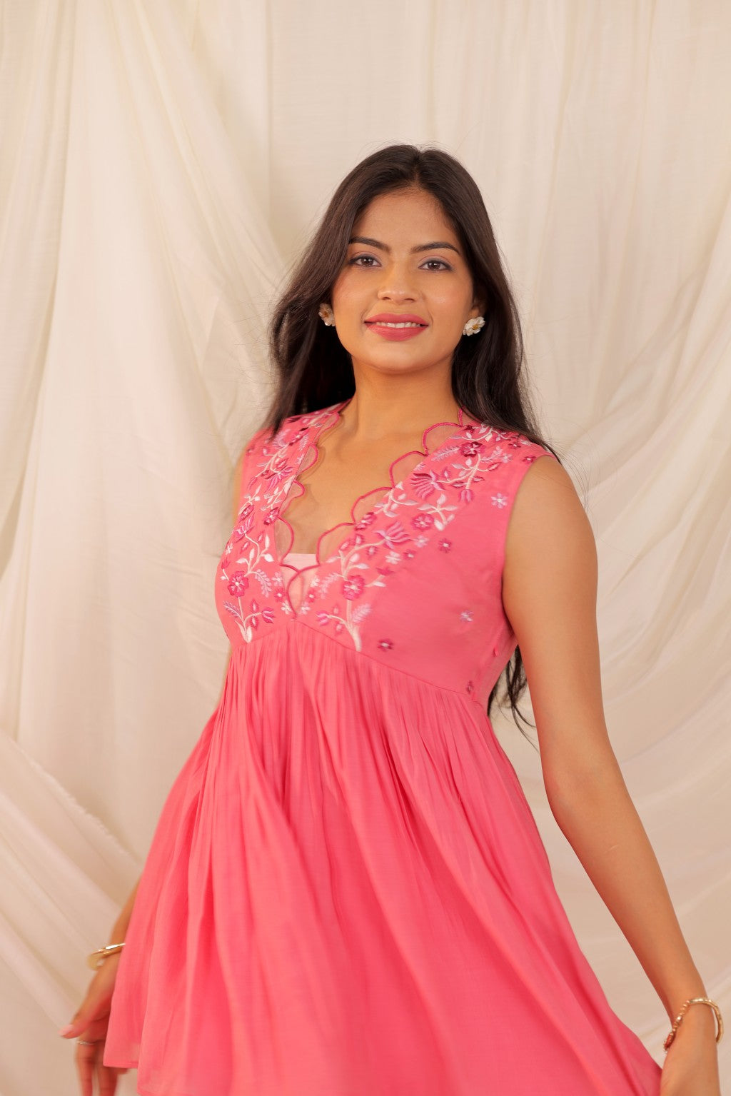Pink Peplum Co-ord Set