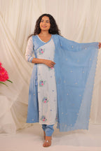 Mulchanderi Angrakha Set