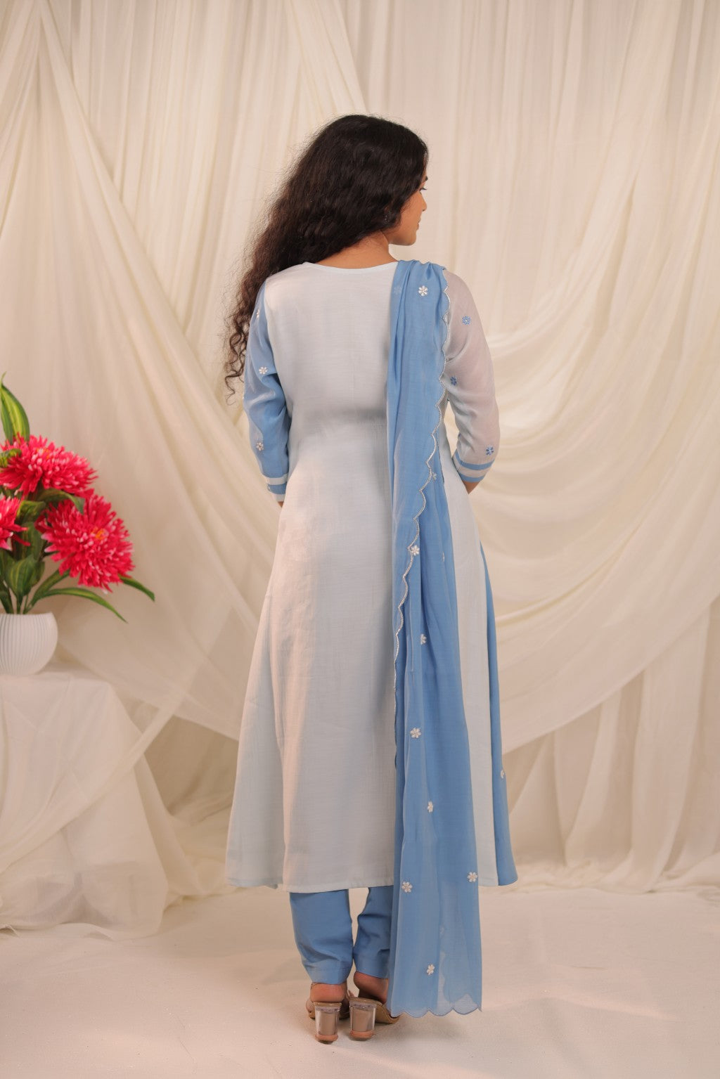Mulchanderi Angrakha Set
