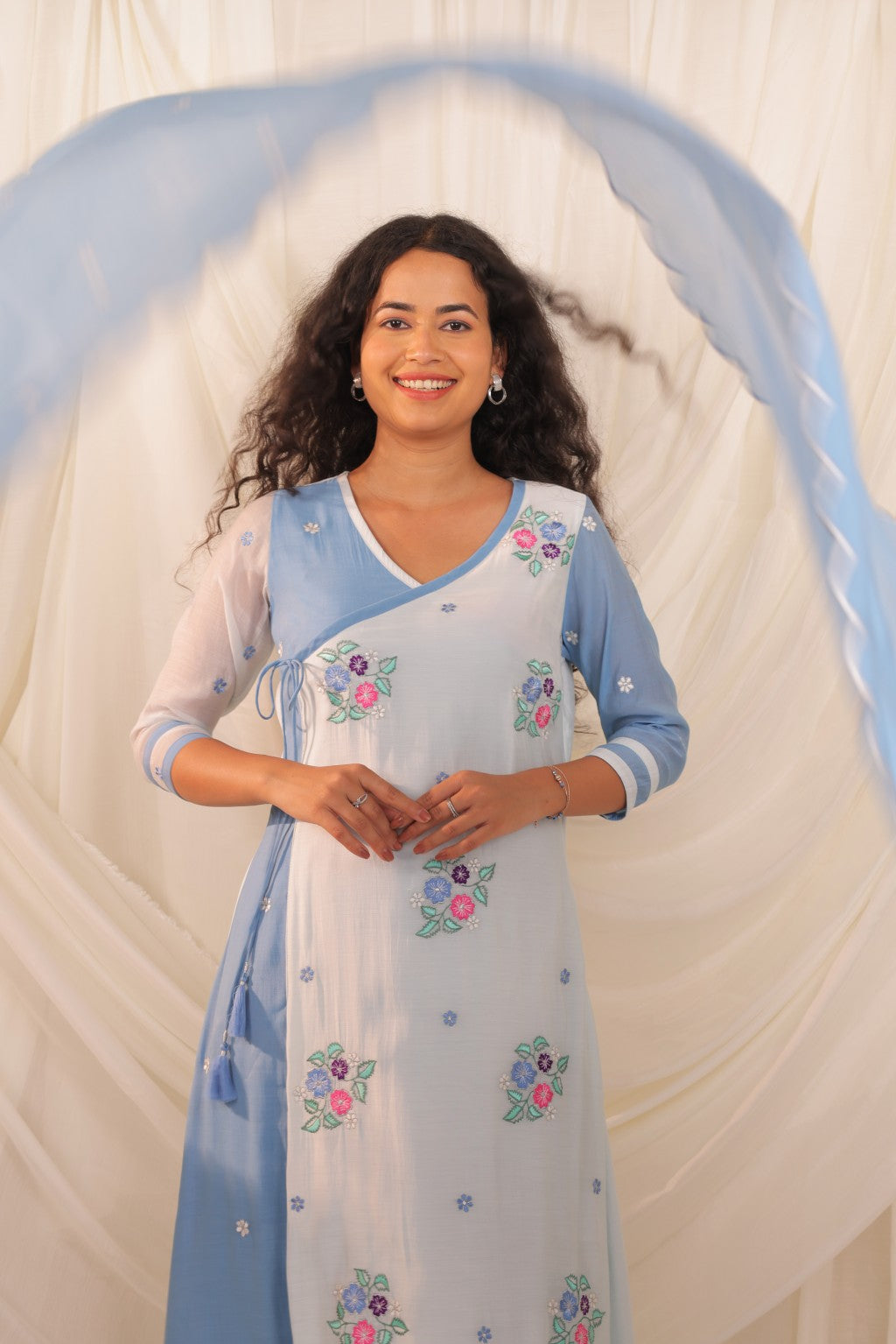 Mulchanderi Angrakha Set